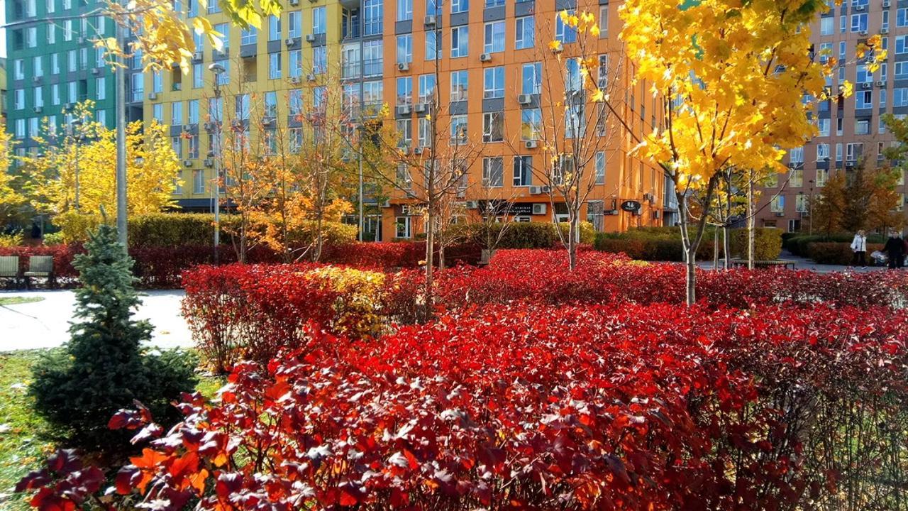 Positive Smile Studio Apartment In The Colorful Comfort Town Residental Complex. Kt-06. Киев Экстерьер фото
